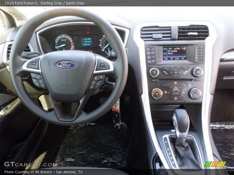Sterling Gray / Earth Gray 2014 Ford Fusion S