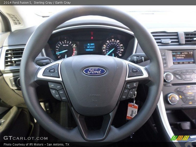 Sterling Gray / Earth Gray 2014 Ford Fusion S