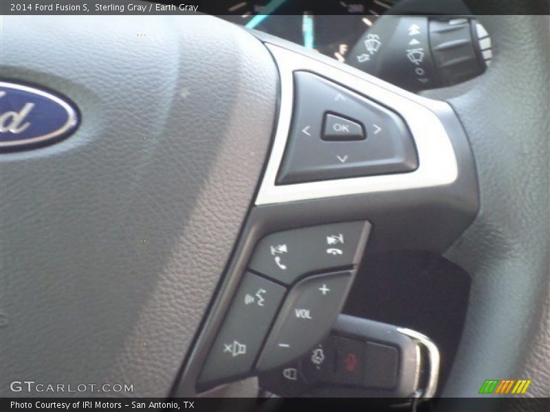 Sterling Gray / Earth Gray 2014 Ford Fusion S