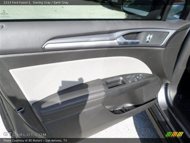Sterling Gray / Earth Gray 2014 Ford Fusion S