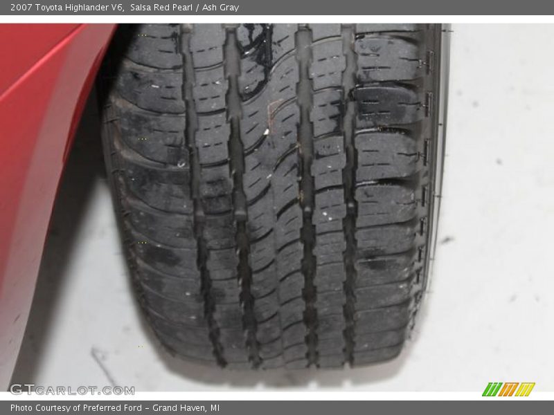Salsa Red Pearl / Ash Gray 2007 Toyota Highlander V6