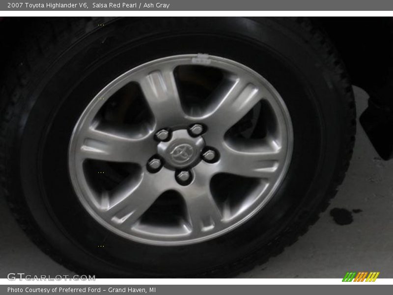Salsa Red Pearl / Ash Gray 2007 Toyota Highlander V6