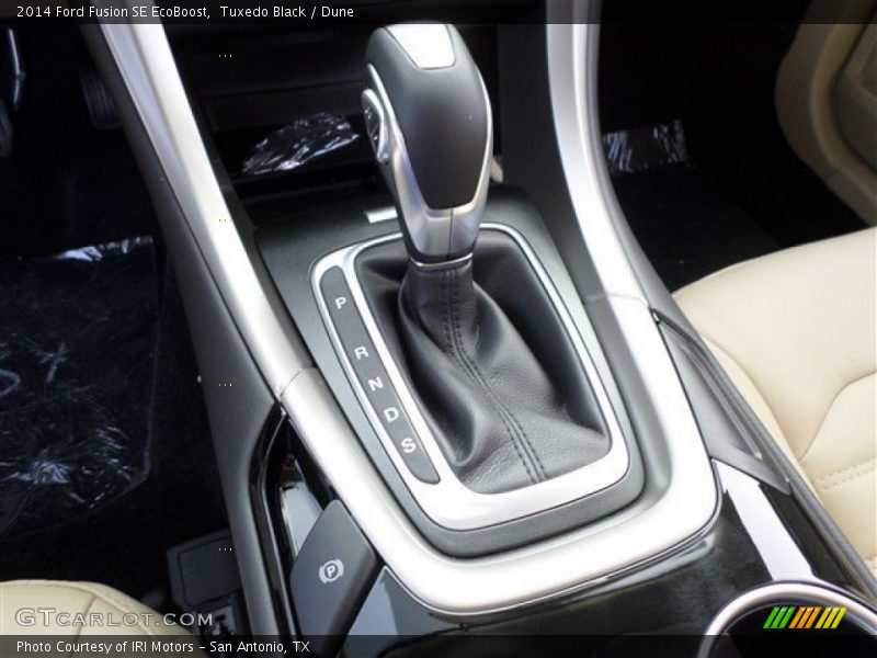 Tuxedo Black / Dune 2014 Ford Fusion SE EcoBoost
