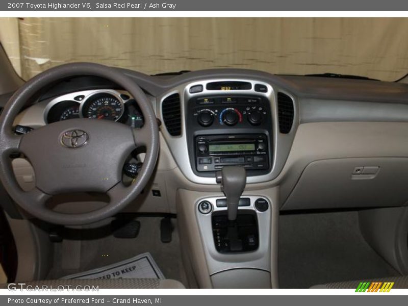 Salsa Red Pearl / Ash Gray 2007 Toyota Highlander V6
