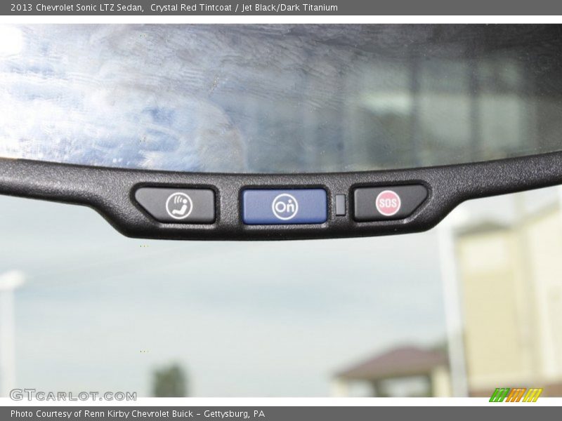 Crystal Red Tintcoat / Jet Black/Dark Titanium 2013 Chevrolet Sonic LTZ Sedan