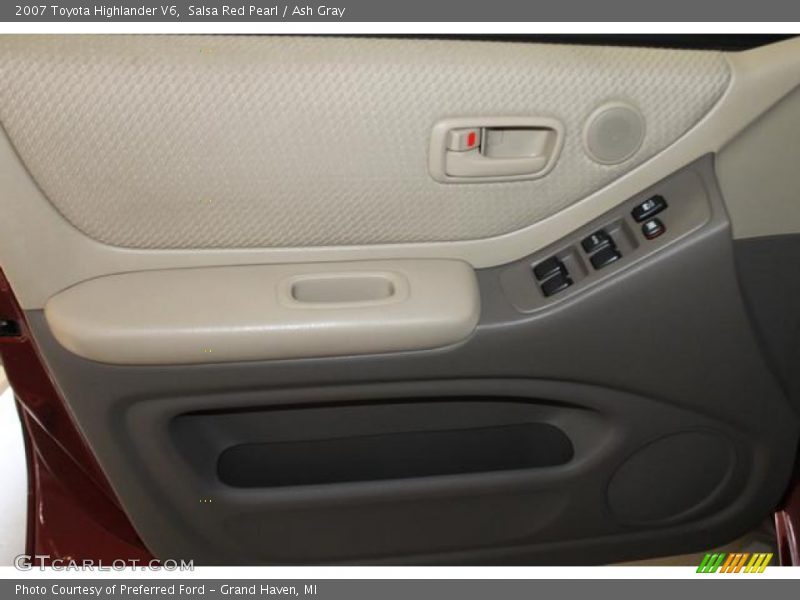 Salsa Red Pearl / Ash Gray 2007 Toyota Highlander V6