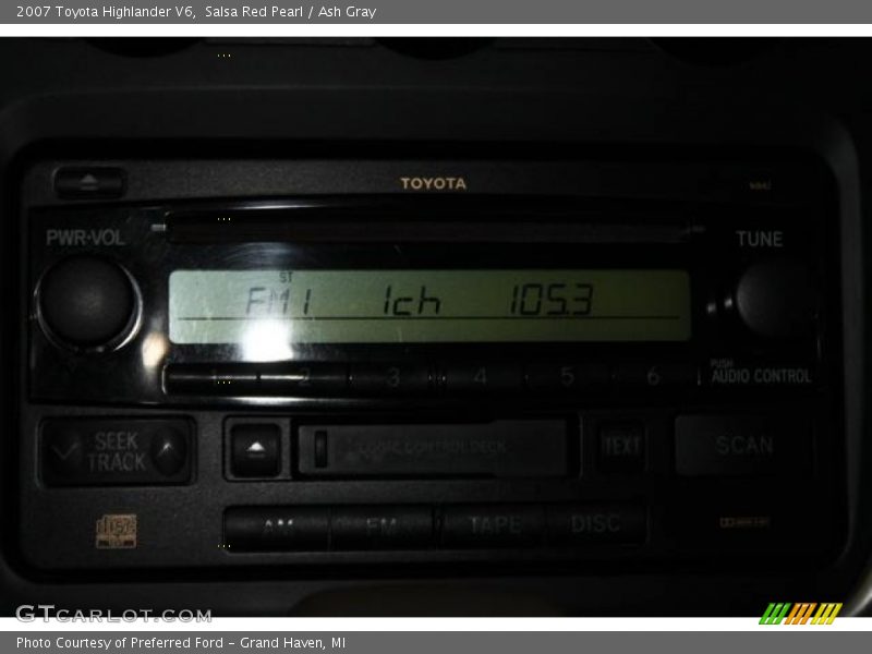 Salsa Red Pearl / Ash Gray 2007 Toyota Highlander V6