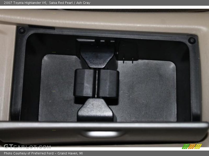 Salsa Red Pearl / Ash Gray 2007 Toyota Highlander V6