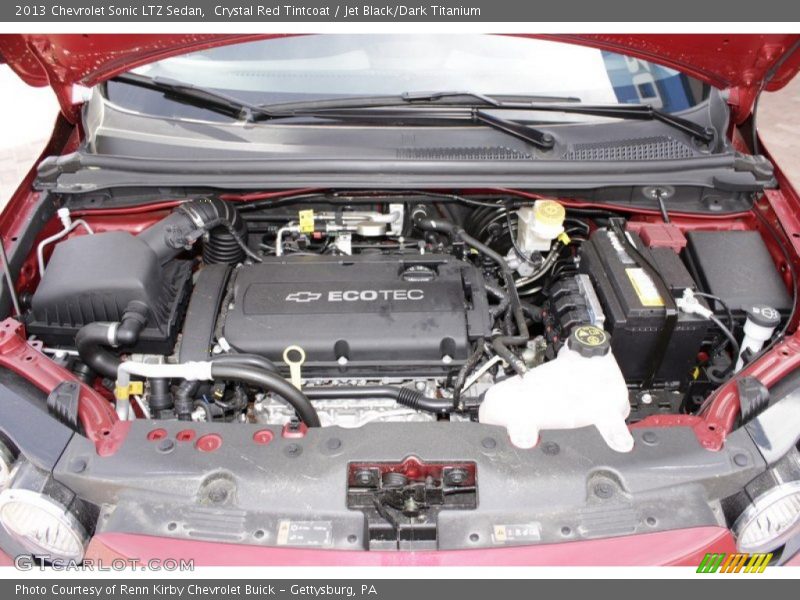  2013 Sonic LTZ Sedan Engine - 1.8 Liter DOHC 16-Valve ECOTEC 4 Cylinder