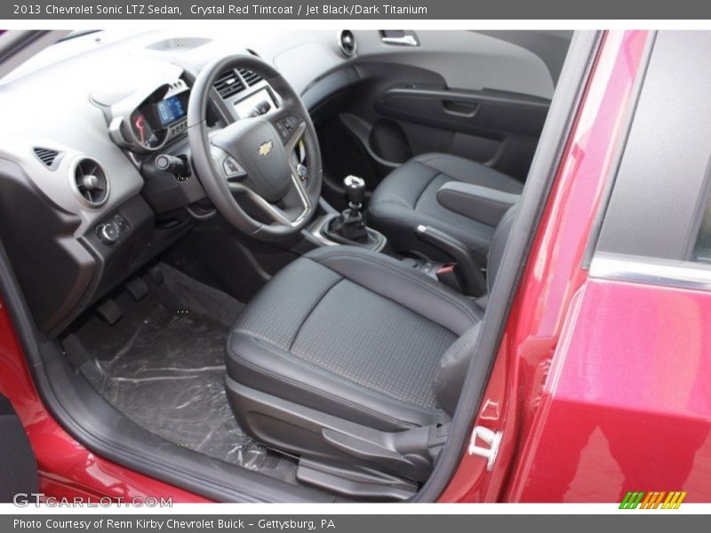 Front Seat of 2013 Sonic LTZ Sedan