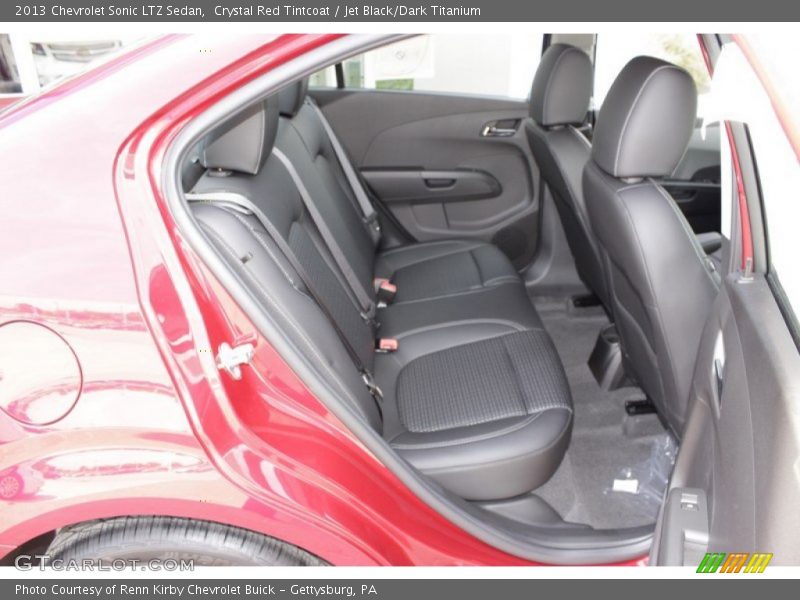 Crystal Red Tintcoat / Jet Black/Dark Titanium 2013 Chevrolet Sonic LTZ Sedan