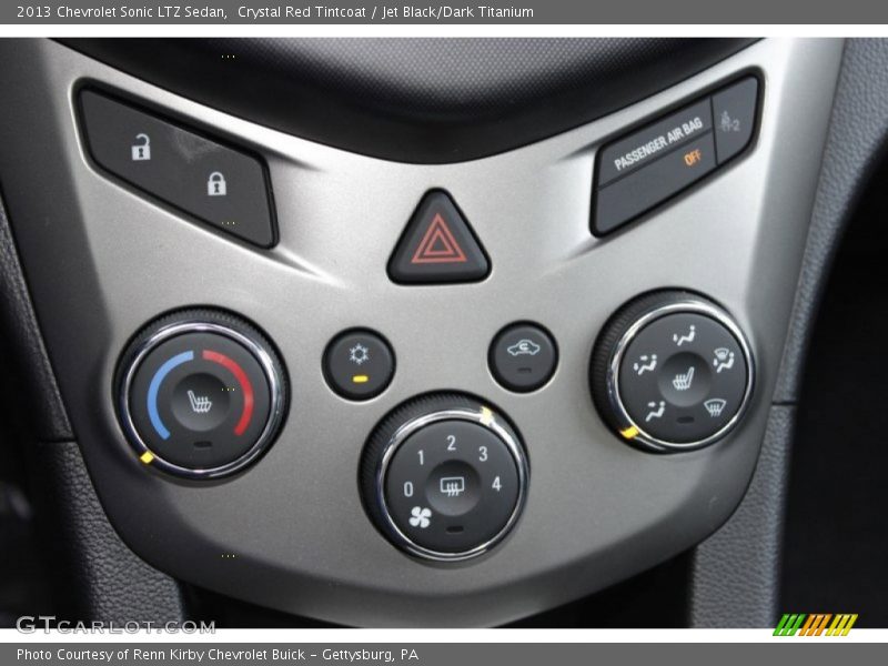 Controls of 2013 Sonic LTZ Sedan