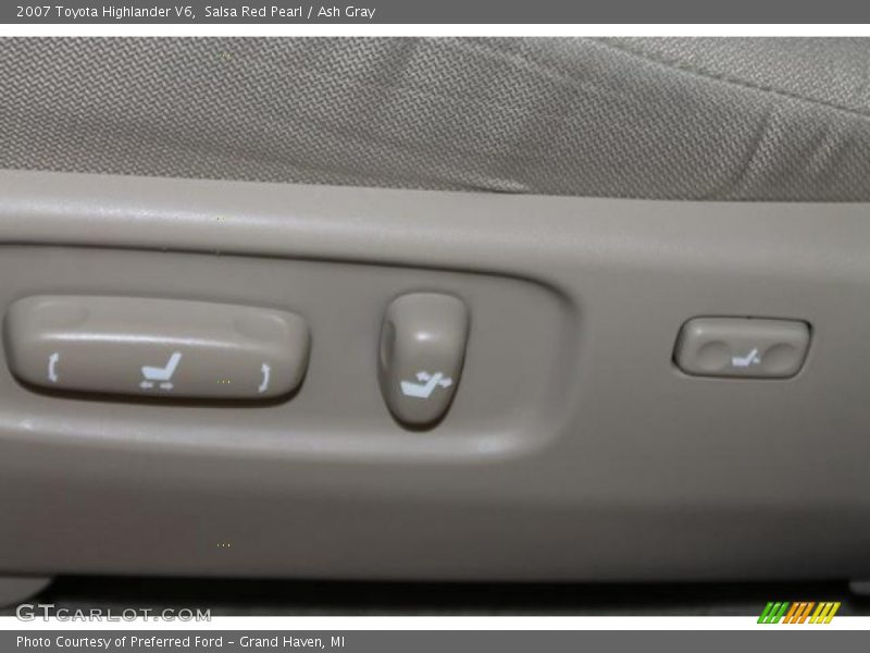 Salsa Red Pearl / Ash Gray 2007 Toyota Highlander V6