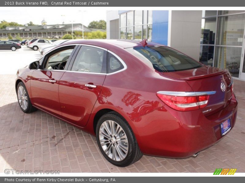 Crystal Red Tintcoat / Cashmere 2013 Buick Verano FWD