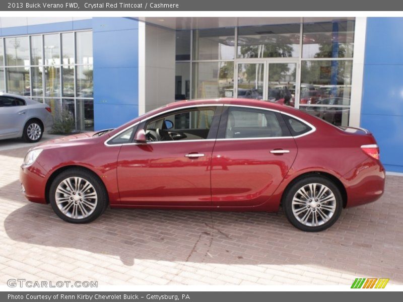 Crystal Red Tintcoat / Cashmere 2013 Buick Verano FWD