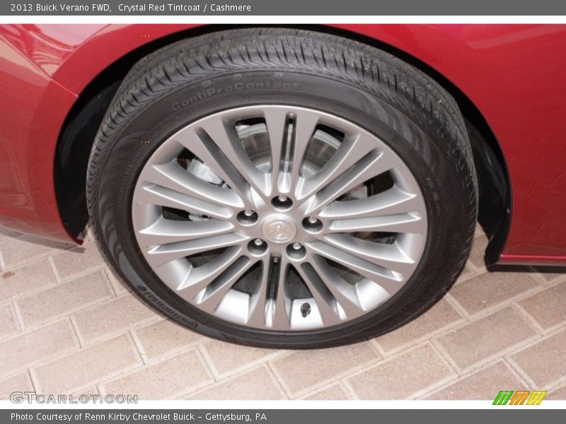 Crystal Red Tintcoat / Cashmere 2013 Buick Verano FWD