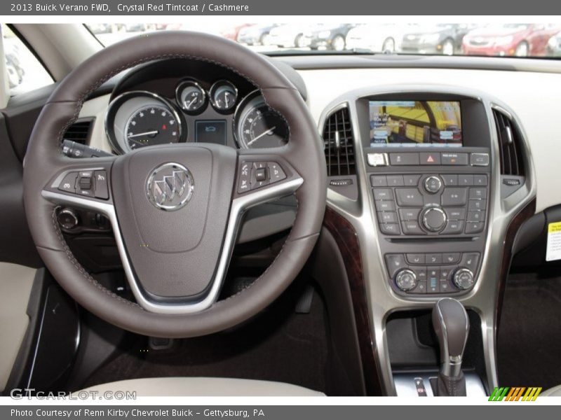 Crystal Red Tintcoat / Cashmere 2013 Buick Verano FWD