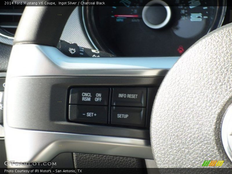 Ingot Silver / Charcoal Black 2014 Ford Mustang V6 Coupe