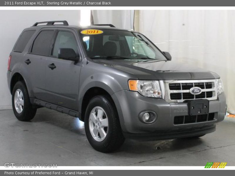 Sterling Grey Metallic / Charcoal Black 2011 Ford Escape XLT