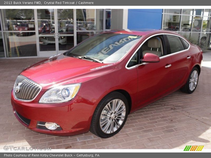 Crystal Red Tintcoat / Cashmere 2013 Buick Verano FWD