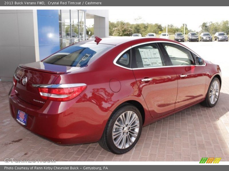Crystal Red Tintcoat / Cashmere 2013 Buick Verano FWD