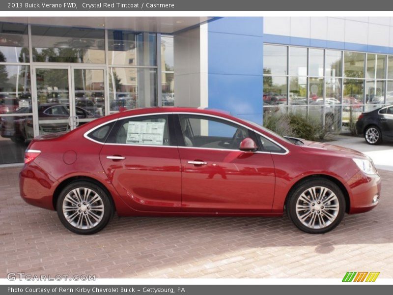 Crystal Red Tintcoat / Cashmere 2013 Buick Verano FWD