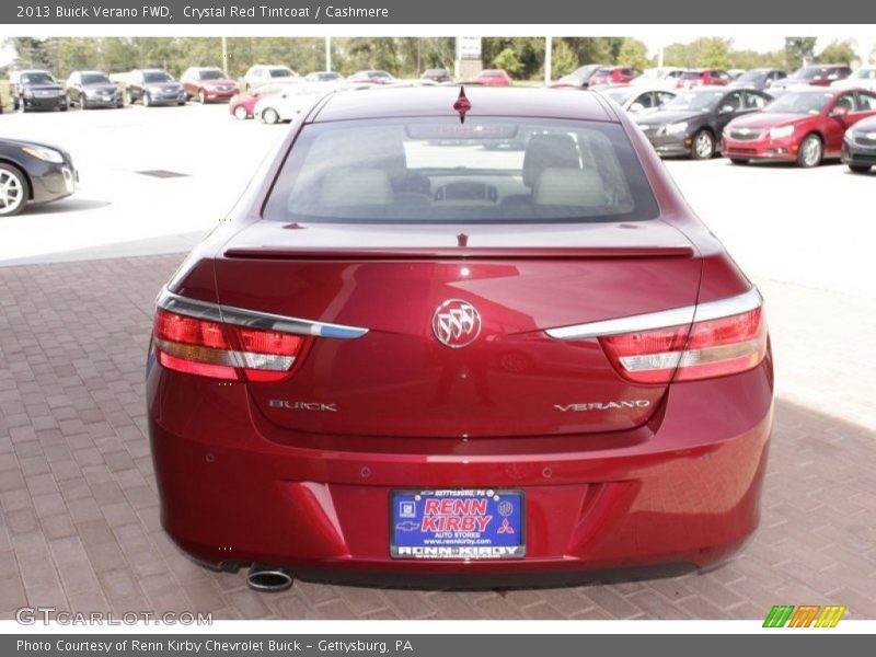 Crystal Red Tintcoat / Cashmere 2013 Buick Verano FWD