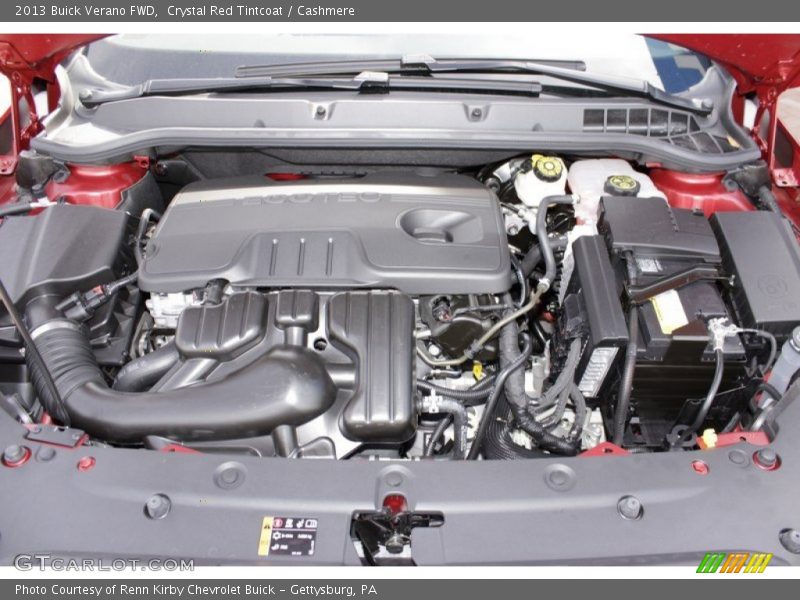 Crystal Red Tintcoat / Cashmere 2013 Buick Verano FWD