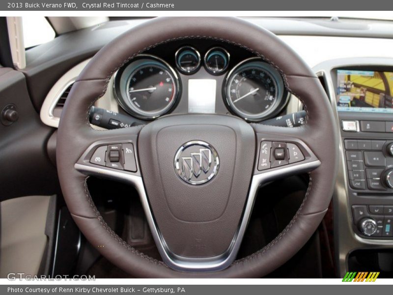 Crystal Red Tintcoat / Cashmere 2013 Buick Verano FWD