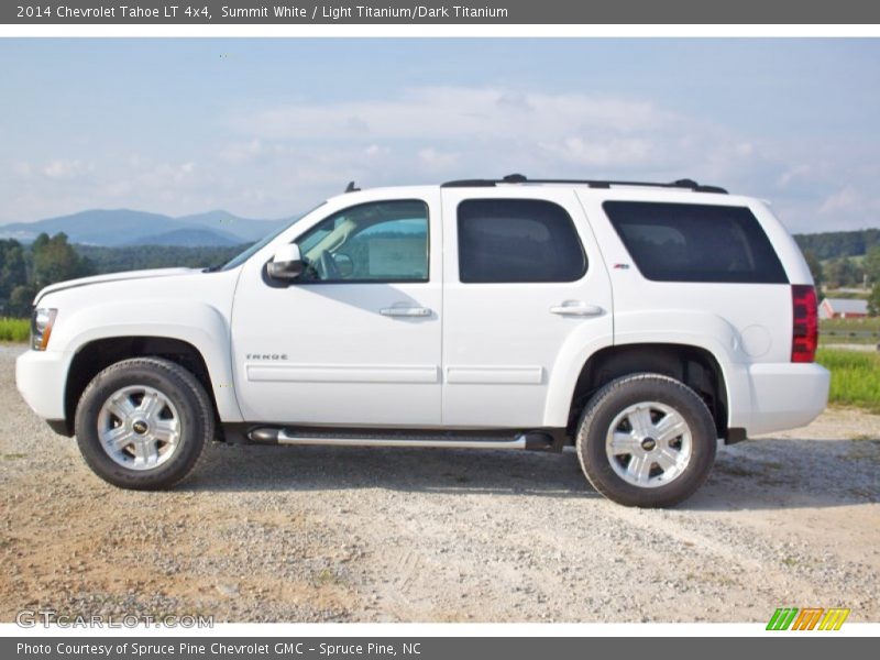Summit White / Light Titanium/Dark Titanium 2014 Chevrolet Tahoe LT 4x4