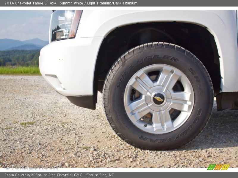 Summit White / Light Titanium/Dark Titanium 2014 Chevrolet Tahoe LT 4x4