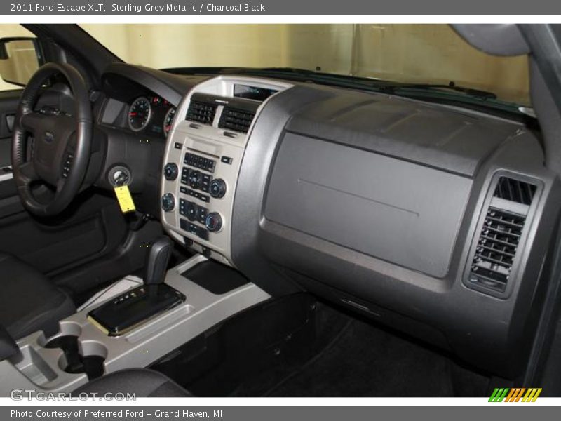 Sterling Grey Metallic / Charcoal Black 2011 Ford Escape XLT