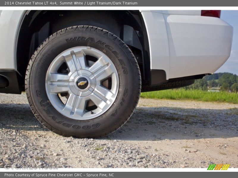 Summit White / Light Titanium/Dark Titanium 2014 Chevrolet Tahoe LT 4x4