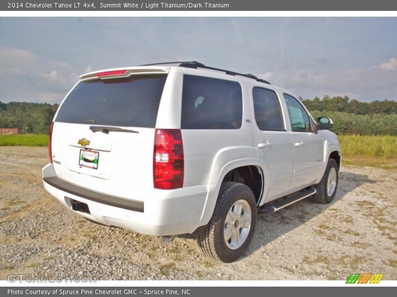 Summit White / Light Titanium/Dark Titanium 2014 Chevrolet Tahoe LT 4x4