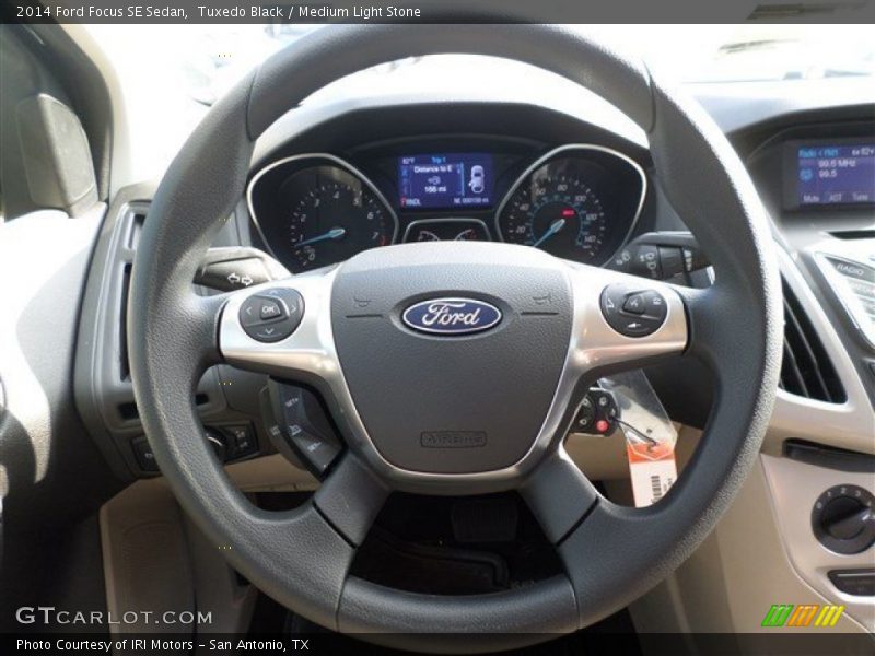 Tuxedo Black / Medium Light Stone 2014 Ford Focus SE Sedan