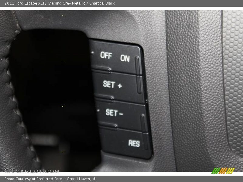 Sterling Grey Metallic / Charcoal Black 2011 Ford Escape XLT