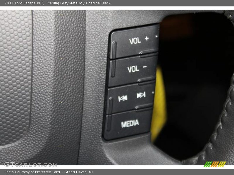 Sterling Grey Metallic / Charcoal Black 2011 Ford Escape XLT