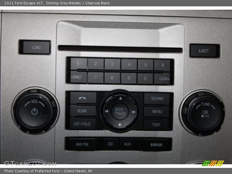 Sterling Grey Metallic / Charcoal Black 2011 Ford Escape XLT