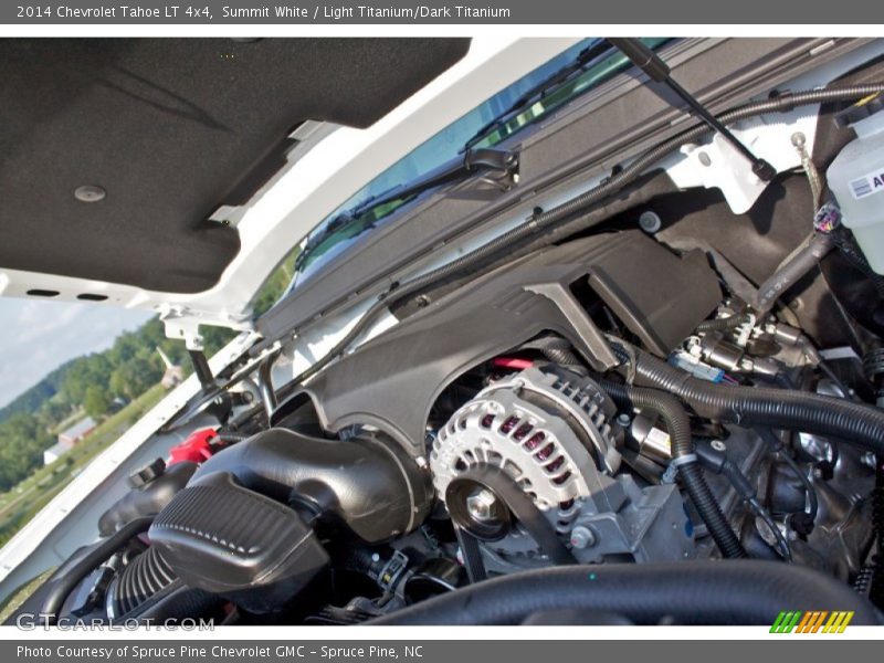 Summit White / Light Titanium/Dark Titanium 2014 Chevrolet Tahoe LT 4x4