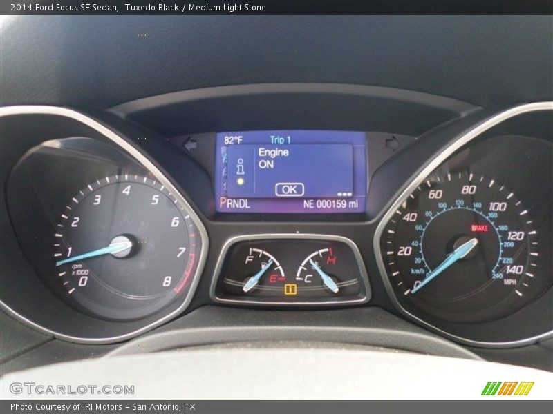 Tuxedo Black / Medium Light Stone 2014 Ford Focus SE Sedan