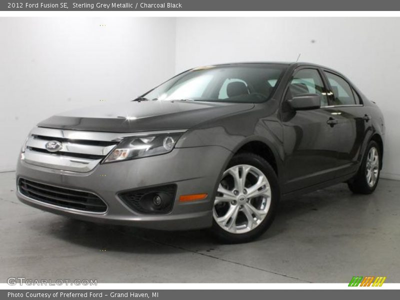 Sterling Grey Metallic / Charcoal Black 2012 Ford Fusion SE