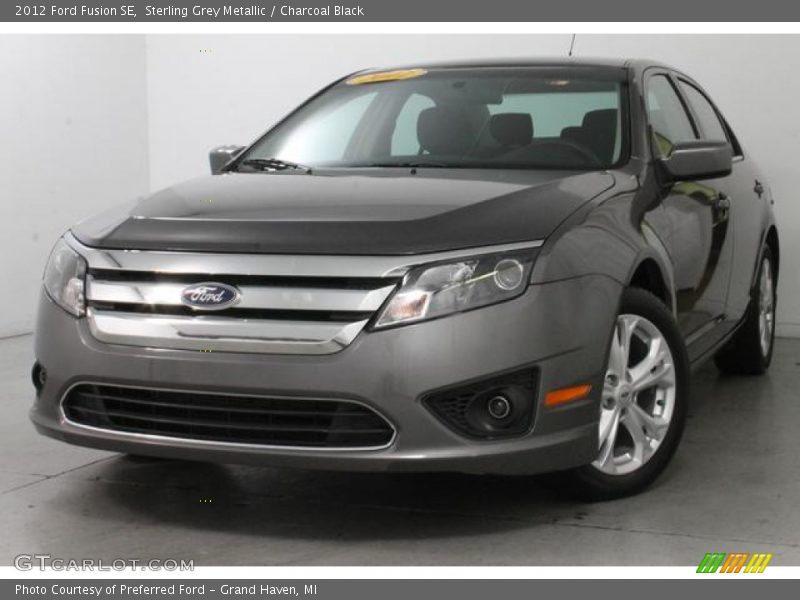 Sterling Grey Metallic / Charcoal Black 2012 Ford Fusion SE