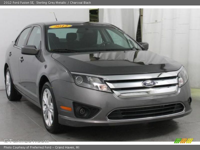 Sterling Grey Metallic / Charcoal Black 2012 Ford Fusion SE