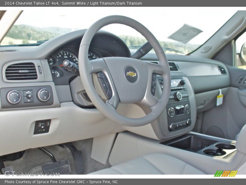 Summit White / Light Titanium/Dark Titanium 2014 Chevrolet Tahoe LT 4x4