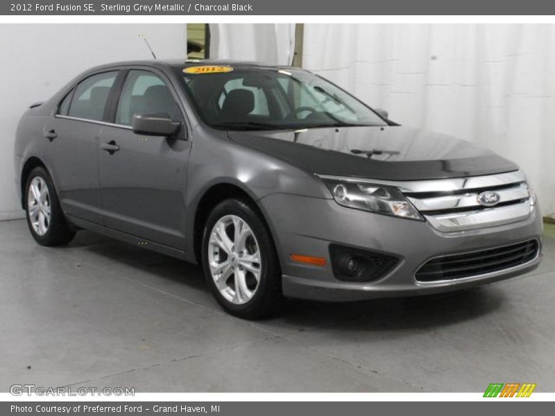 Sterling Grey Metallic / Charcoal Black 2012 Ford Fusion SE