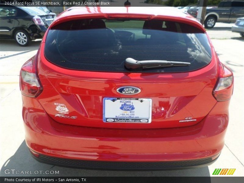 Race Red / Charcoal Black 2014 Ford Focus SE Hatchback