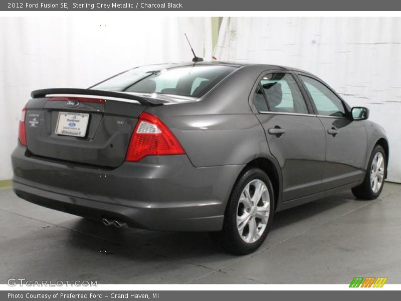 Sterling Grey Metallic / Charcoal Black 2012 Ford Fusion SE