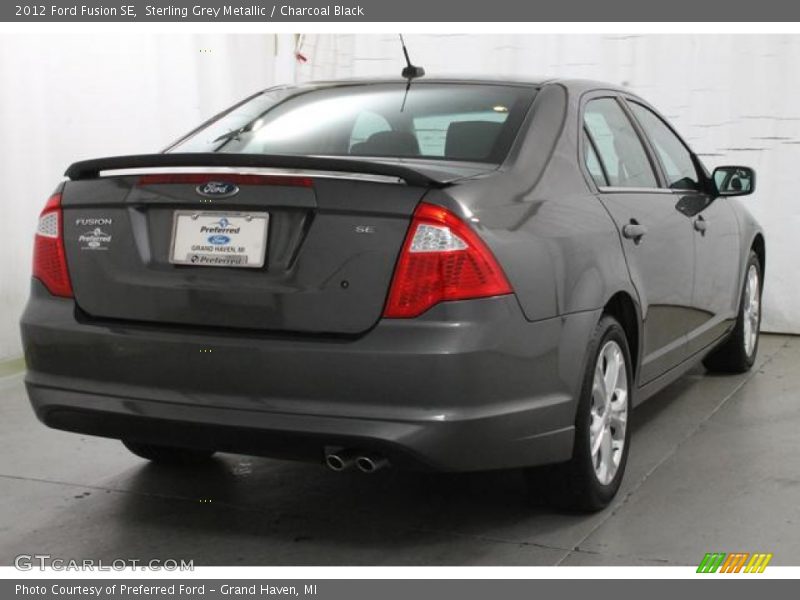 Sterling Grey Metallic / Charcoal Black 2012 Ford Fusion SE
