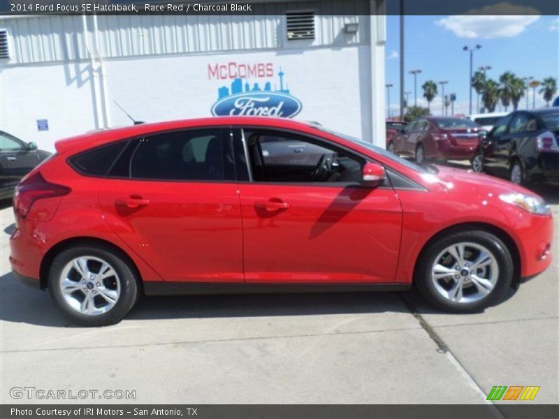 Race Red / Charcoal Black 2014 Ford Focus SE Hatchback