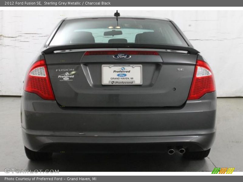 Sterling Grey Metallic / Charcoal Black 2012 Ford Fusion SE